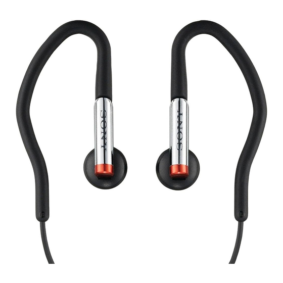 Sony mdr-as40ex Bedienungsanleitung