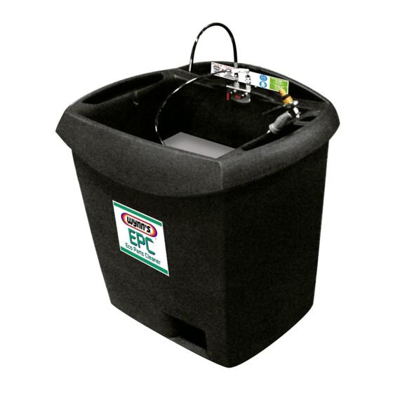 wynn’s EPC Eco Parts Cleaner Bedienungsanleitung