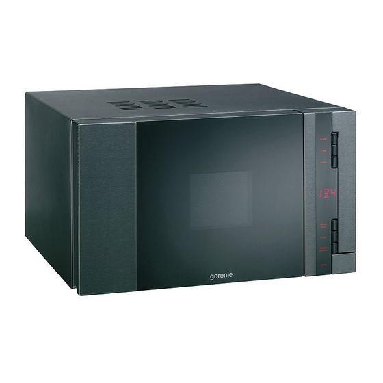 Gorenje GMO 20 DGE Gebrauchsanweisung