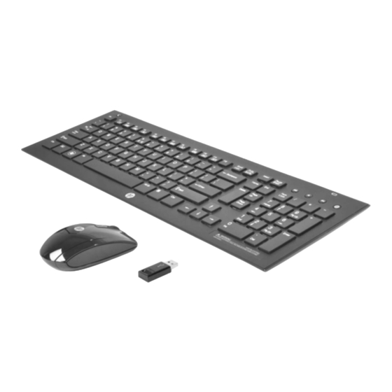 HP Slim Line 2,4 GHz Installationshandbuch