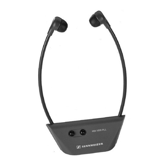 Sennheiser HDI 1029-PLL 8 Gebrauchsanleitung