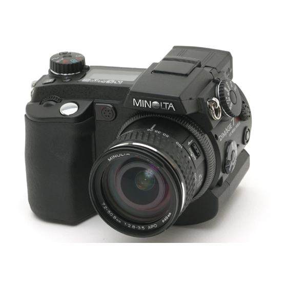 Minolta DiMAGE 7Hi Software Installationsanleitung