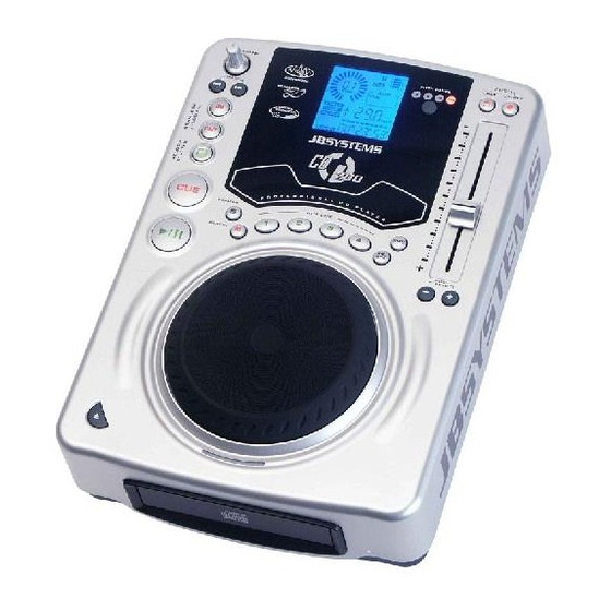 JB Systems CD200 Bedienungsanleitung
