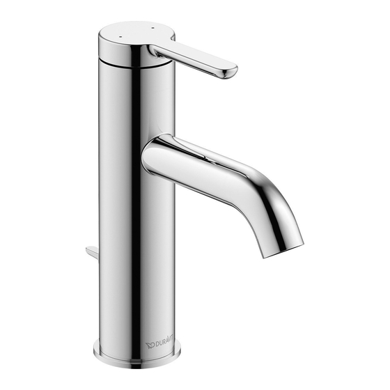 Duravit C.1 Montage- Und Gebrauchsanleitung