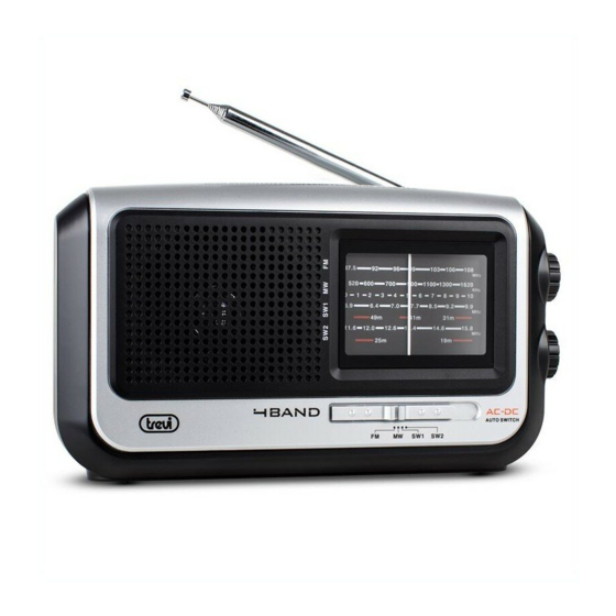 Trevi MB 748 W Anleitungsheft