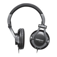 Shure SRH550DJ Bedienungsanleitung