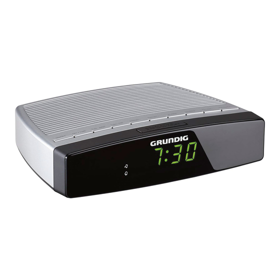 Grundig SONOCLOCK 600 Handbuch