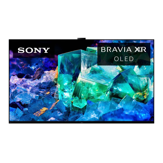 Sony BRAVIA XR-65A9 K Serie Einrichtungshandbuch