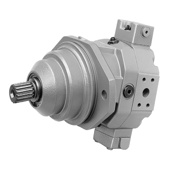 Bosch Rexroth A6VE Betriebsanleitung