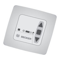 Becker Centronic SunWindControl SWC411 Montage- Und Betriebs-Anleitung