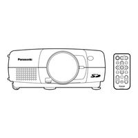 Panasonic PT-L702SDE Bedienungsanleitung