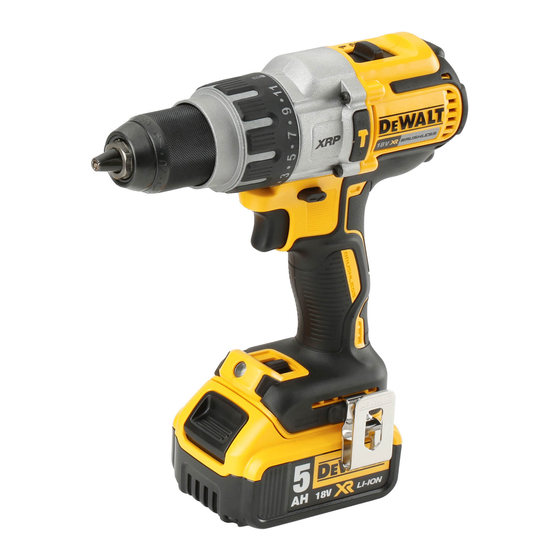 DeWalt XR LI-LION DCD996 Übersetzung Der Originalanleitung