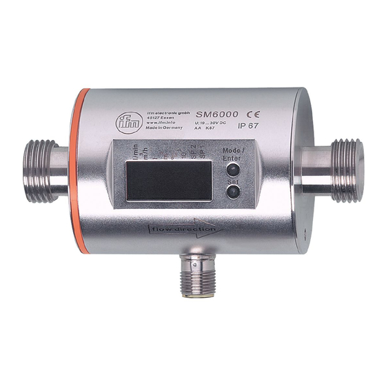 IFM Electronic SM6000 Bedienungsanleitung