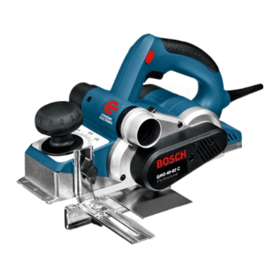Bosch GHO 40-82 C Professional Originalbetriebsanleitung