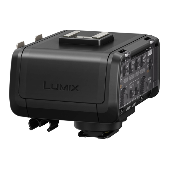 Panasonic Lumix DMW-XLR1 Handbuch