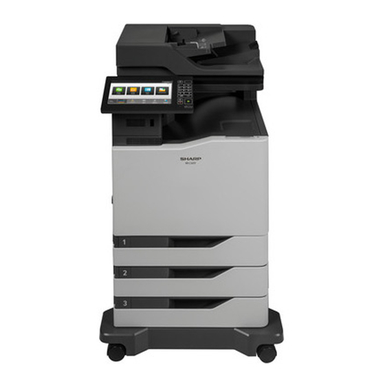 Sharp MX-C557F Benutzerhandbuch
