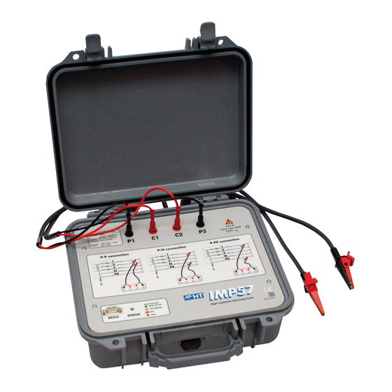 HT Instruments IMP 57 Bedienungsanleitung