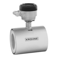 Krohne OPTIFLUX 1000 Handbuch