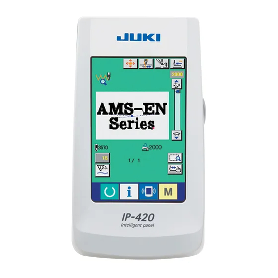 JUKI IP-420 Bedienungsanleitung