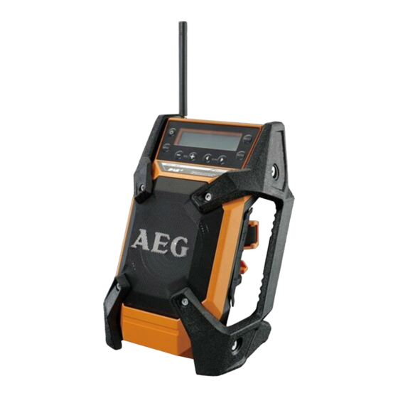 AEG BR1218C Originalbetriebsanleitung