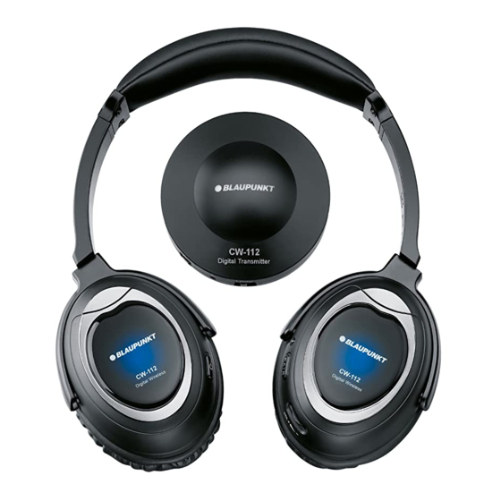 Blaupunkt Comfort 112 Wireless Bedienungsanleitung