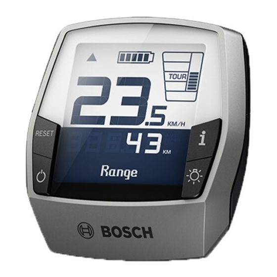 Bosch Intuvia BUI251 Originalbetriebsanleitung
