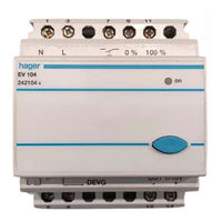Hager EV 104 Bedienungsanleitung