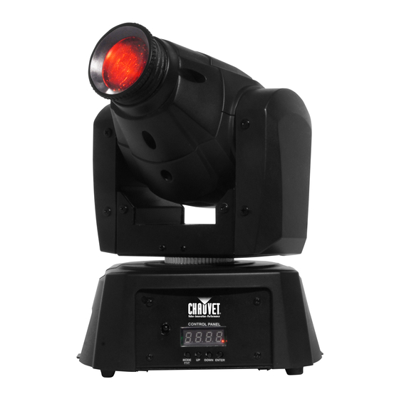 Chauvet DJ INTIMIDATOR SPOT 100 IRC Kurzanleitung