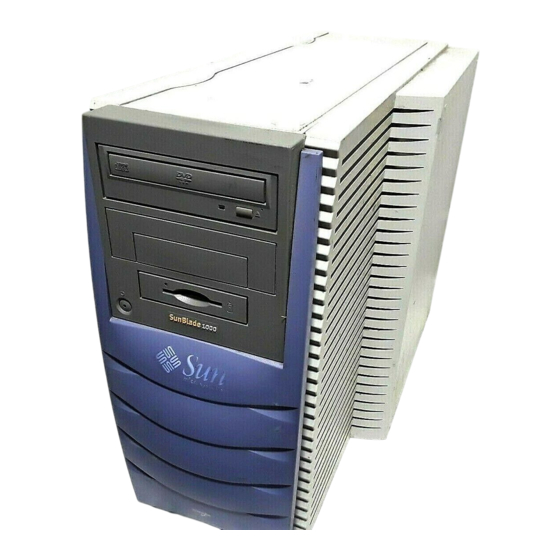 Sun Microsystems Sun Blade 1000 Erste Schritte