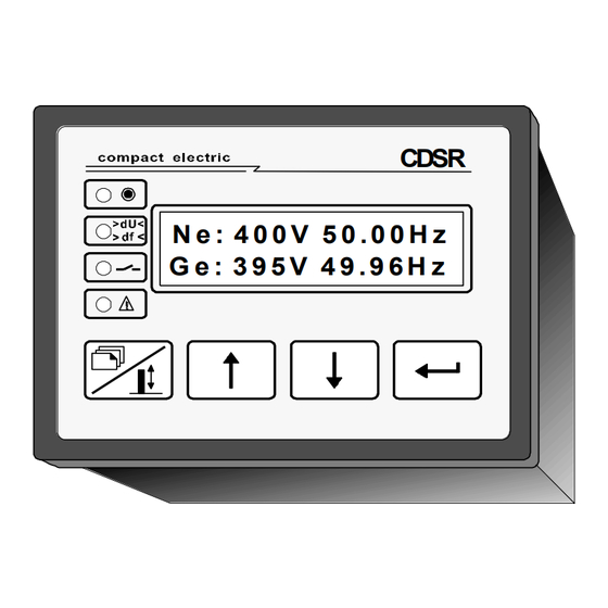 Compact Electric CDSR-31 Bedienungsanleitung