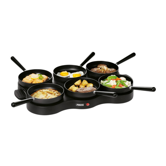Princess Gourmet-Set Bedienungsanleitung