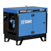 SDMO Diesel 6000 E XL C Benutzer- Und Wartungshandbuch/Übersetzung Der Original-Anleitung