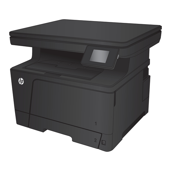 HP LASERJET PRO MFP M435nw Benutzerhandbuch