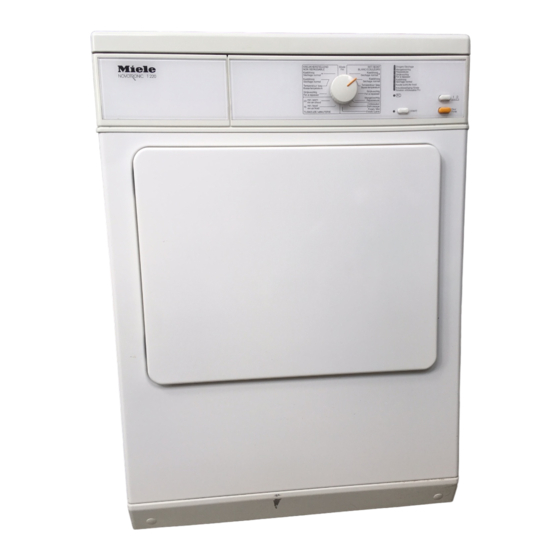 Miele T 220 Gebrauchsanweisung