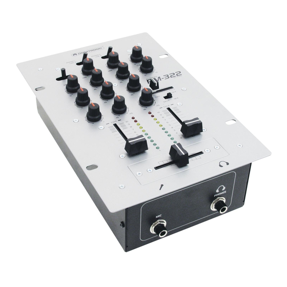 Omnitronic PM-322 Handbücher