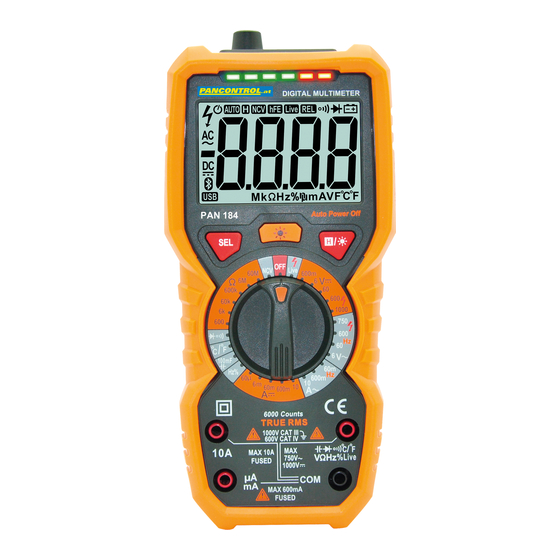 PANCONTROL PAN 184 Bedienungsanleitung
