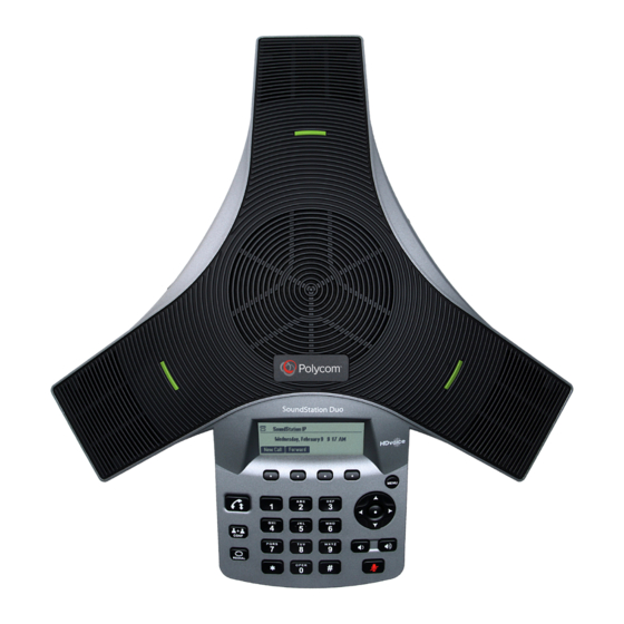 Polycom  SoundStation Duo Benutzerhandbuch