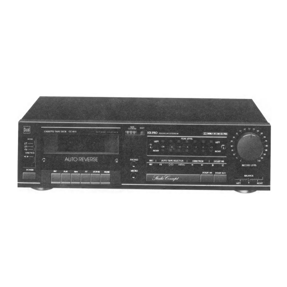 Dual CC 8015 Bedienungsanleitung