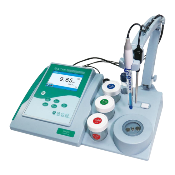 APERA INSTRUMENTS PH950 Bedienungsanleitung