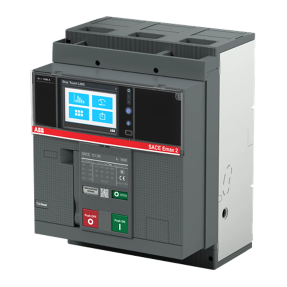 ABB SACE Emax 2 Installationsanleitung