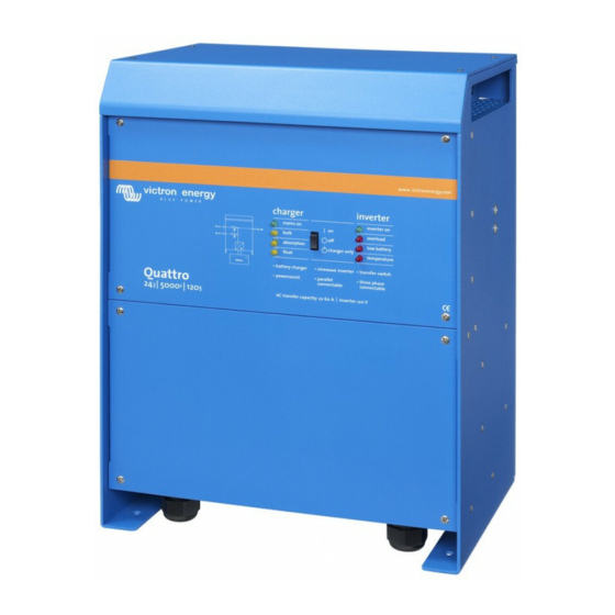 Victron energy Quattro 24/5000/120 Anleitung