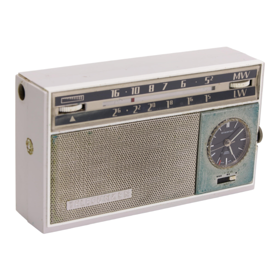 Telefunken Ticcolo Bedienungsanleitung