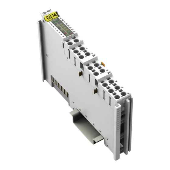 WAGO 750 Produkthandbuch