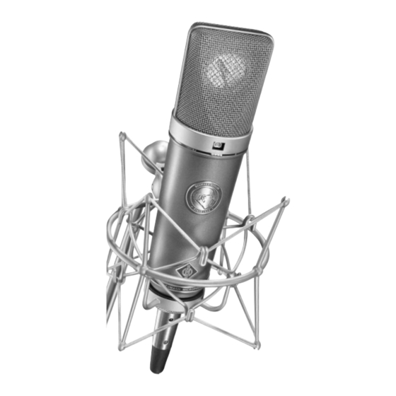 Neumann.Berlin TLM 67 Bedienungsanleitung