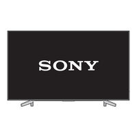 Sony BRAVIA KD-55XF87-Serie Einrichtungshandbuch