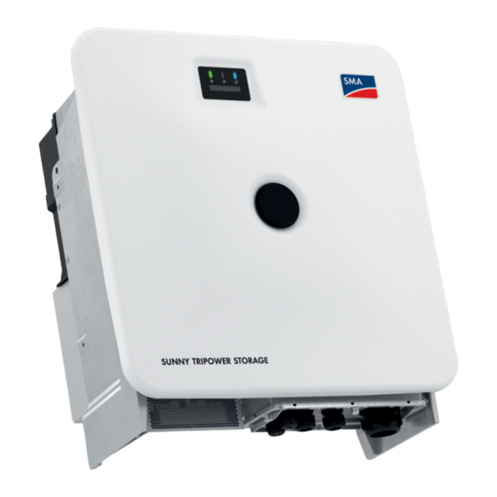 SMA SUNNY TRIPOWER STORAGE X 30 Schnelleinstieg