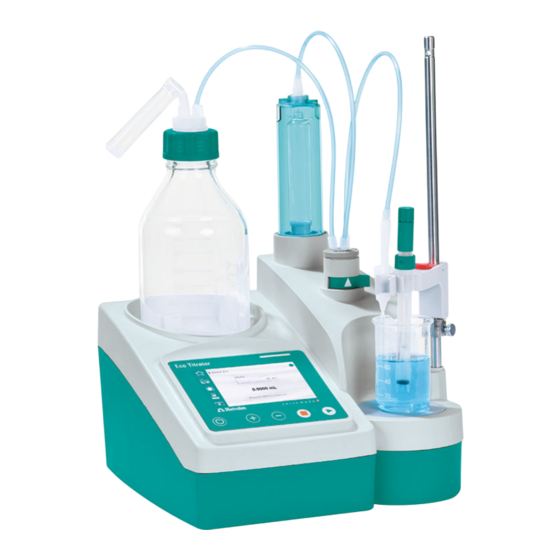 Metrohm Eco Titrator Produkthandbuch