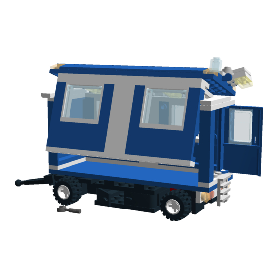 LEGO THW Anhanger Werkstatt Mod I Bauanleitung