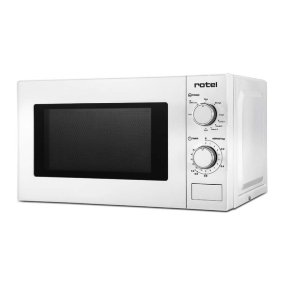 Rotel MICROWAVEOVEN1574CH Gebrauchsanweisung