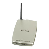 Siemens Gigaset USB Adapter 54 Handbuch
